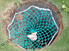 Heavy duty Manhole safety net Anti-dropping plastic PE Protection Net
