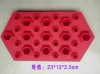 FDA and LFGB food grade diamond shaped custom silicone ice cube tray