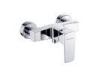 Single Lever Rectangle Shower Mixer Taps Bathroom 2 Hole faucet