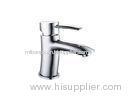 Round Deck Mounted Basin Mixer Tap , Washroom Single Hole diy faucet