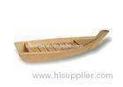 Durable Wood boat sushi display Tableware for Japanese Restaurant