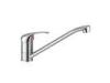 Single Handle Kitchen Faucets With Goose Neck Spout For Lavatory