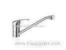 Single Handle Kitchen Faucets With Goose Neck Spout For Lavatory