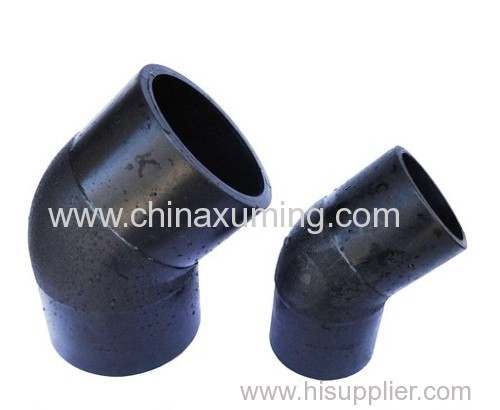 HDPE Butt Fusion 45 Degree Elbow Fittings