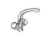 One Hole Kitchen Mixer Faucet Brass Cartridge Sink Mixer Taps with round Handle