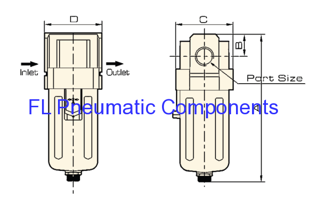 SMC Type AF4000-04 Air Filters