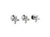 Double Lever Concealed Taps Shower Faucet with Ceramic Cartridge