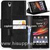 Litchi Genuine Leather Mobile Phone Case For Sony Xperia Z L36H