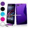 For Xperia Z1 Compact Case, 2014 New Mobile Phone bag, S Line Soft TPU Gel Skin Cover Case For Sony