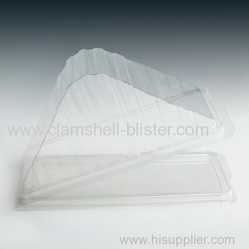 Triangle sandwich plastic box