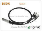 40G Hybrid Cable QSFP+ To 4X SFP+ Direct Attach Cables, 5m (28AWG) for Router