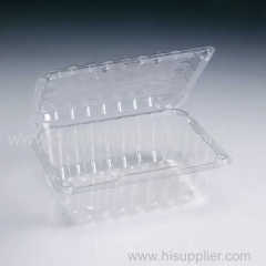 Clear plastic dessert containers with lock cover