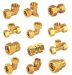 Copper Union Tee Pipe Fitting