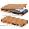 Cute Huawei Ascend G730 Leather Flip Phone Case , TPU Gel Skin Phone Case
