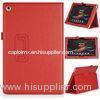 Book Style Tablet Protective Case for Sony Z2 Tablet, Red PU Leather