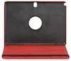 Red Flip Tablet Protective Cases Dust-proof / Rotating Tablet Case