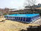 Commercial Adults Party Metal Frame Swimming Pools For Water Park Inflatables Entertainment