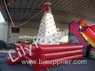 Red fireproof tarpaulin Inflatable Sports Games / Inflatable Climbing Sports