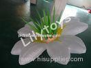 EN71 Commercial Advertising Inflatable Flowers Nylon With Light Tubes