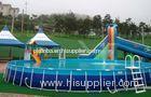 OEM Small Metal Frame Pools For Family Yard , Blowing Up Inflatable Pools