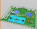 OEM outdoor Inflatable Water Park Games / inflatable frame pool For adults