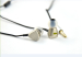 2014 New Arrival Fashionable High Quality Flat Cable mp3 Metal Earphones metal material