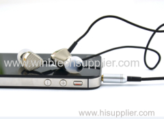 china hot selling micro earphone with volume control metal super design