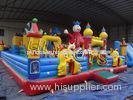 Custom PVC Giant Inflatable Playgrounds For Kids Fun City , UV Resistance