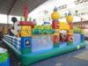 0.55mm PVC 12m * 8m Inflatable Fun City Amusement For Party Rental Inflatables