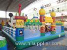0.55mm PVC 12m * 8m Inflatable Fun City Amusement For Party Rental Inflatables