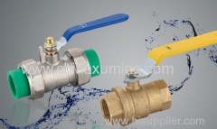 Forged Brass Angle Ball Valve With Nickle Plated