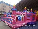 Pink Rentals Inflatable Fun City Bouncy Toys For Children Amusement Park