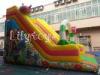 yellow 1500D pvc commercial grade Inflatable Slide Rental For backyard Entertainment