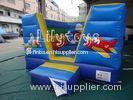 blue residential 4m * 3m used commercial inflatable bouncers blower