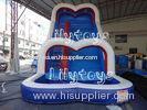 Blue Summer Park Inflatable Water Slide Rentals With Quadruple Stitched