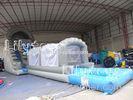 Water Inflatable Jumping Castles Slide For Rent , Kids Amusement Park Water Slide