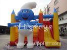 fun commercial grade tarpaulin inflatable castle , inflatable castle combo