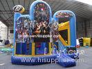 rental business Inflatable Combos bouncer slide combo / inflatable blue yellow