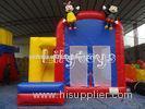 Inflatable yellow red Combo Bounce House / inflatable kids bouncer for entertainment