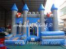 Blue grey Commercial Inflatable Sports Wet Dry Combo Bounce House Slide Jumper