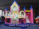Safe Commercial Princess Inflatable Combos House With Slide , inflatable jumping castle