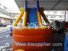 Custom Large Inflatable Water Slide Obstacle Course For Residential Kids Pool