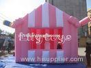 PVC Nylon Park Inflatable Outdoor Tent Pink , Trade Show Inflatable Tent