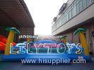 children 0.55mm pvc blue inflatable sports games With EN15649 , CCC blower
