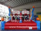 Bouncer inflatable basketball / inflatable sports games , fireproof tarpaulin