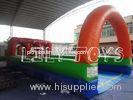 tarpaulin Bouncer Inflatable Channel / Runway For outdoor Sports Games