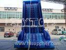 commercial Inflatable Sport Games fireproof / Blue big Inflatable Climbing Wall