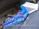 children blue Inflatable Football Field pvc . inflatable football court