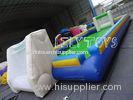 Bouncer pvc Inflatable Football Field with bottom / repair kits , EN15649 UL