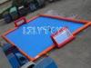 large Bouncer Inflatable Football Field sport games with water bottom